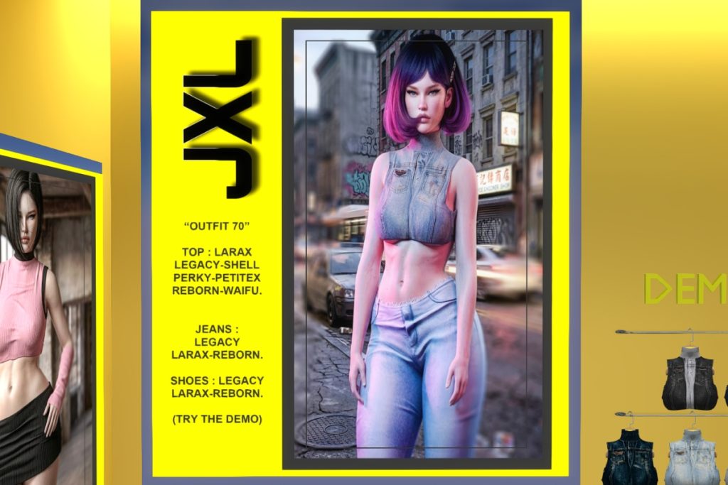 Outfit 70 - Legacy/MaitreyaX/Reborn/+mods, L$170 each