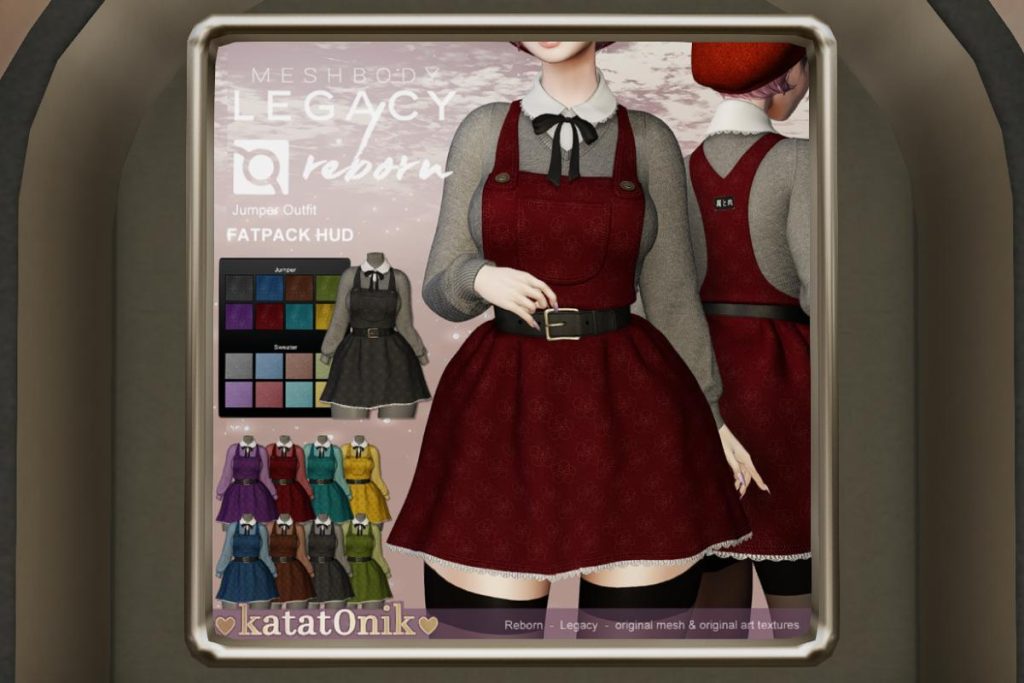 Jumper Outfit - Legacy/Reborn, L$375 each/L$1125 FP