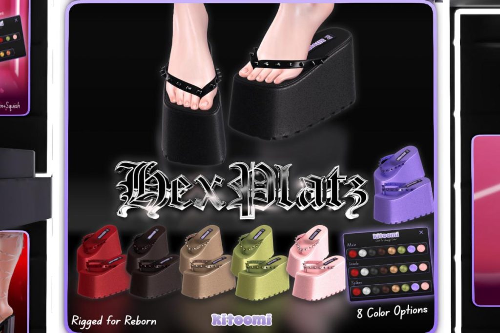 Hex Plats - Reborn, L$299 each/L$1199 FP