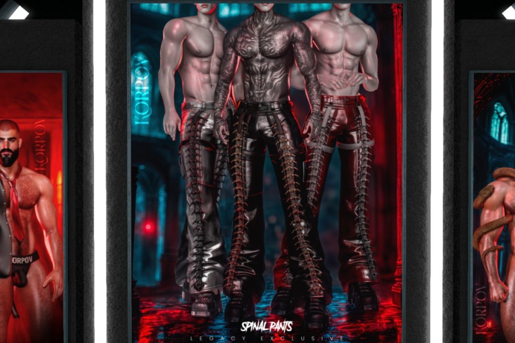 Spinal Pants - Legacy/+mods, L$329 each/L$1099 FP