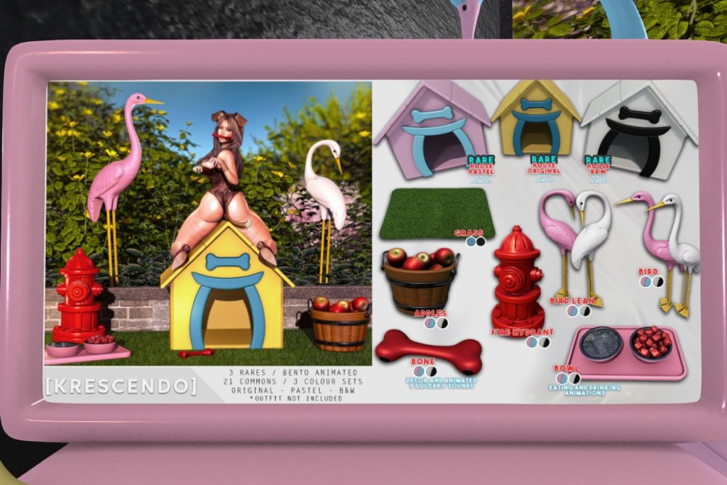 Eupawria Collection, L$69 per play/L$2500 FP