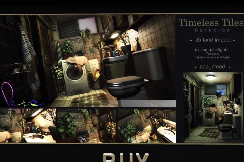 Timeless Tiles Backdrop, L$650