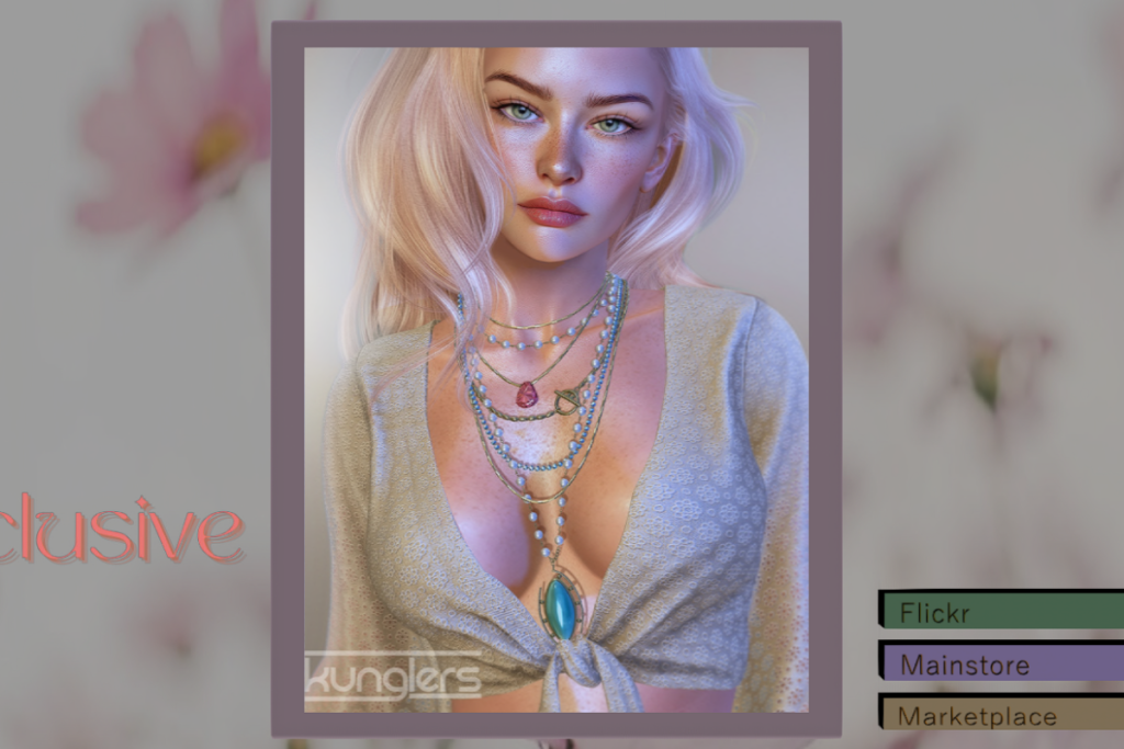 Glenda Necklace - Legacy/Maitreya/Reborn/+mods, L$345
