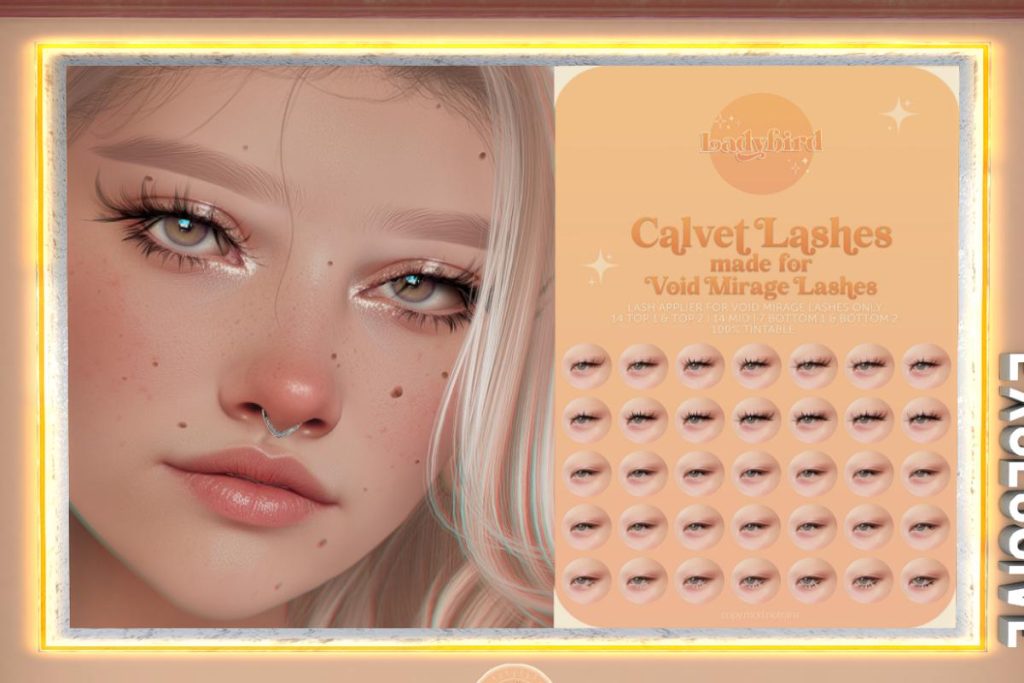 Calvet Lashes - Void Mirage, L$299