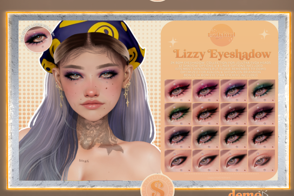 Lizzy Eyeshadow - EvoX, L$275