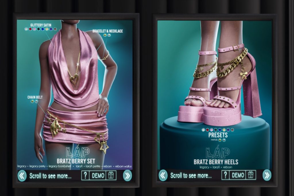 Bratz Berry Set - Legacy/MaitreyaX/Reborn/+mods, L$1500-L$2500 each FP