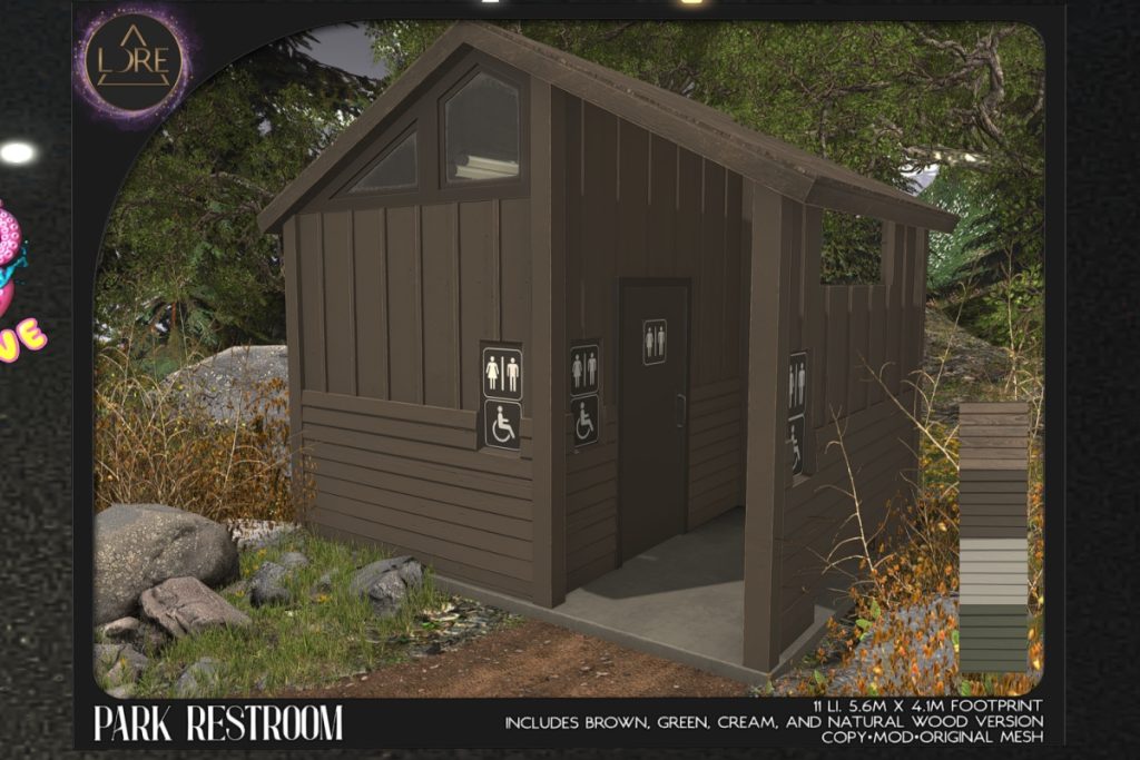 Park Restroom, L$400