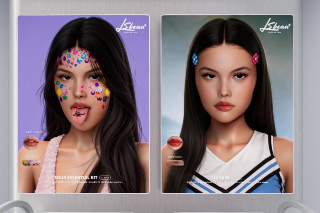 Sour Essential Kit - EvoX, L$299 | Liv Skin - EvoX, L$799 each/L$3500 FP