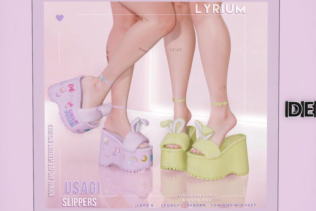 Usagi Slippers - Legacy/MaitreyaX/Reborn, L$399