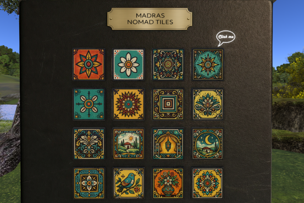 Nomad Tiles, L$249 each