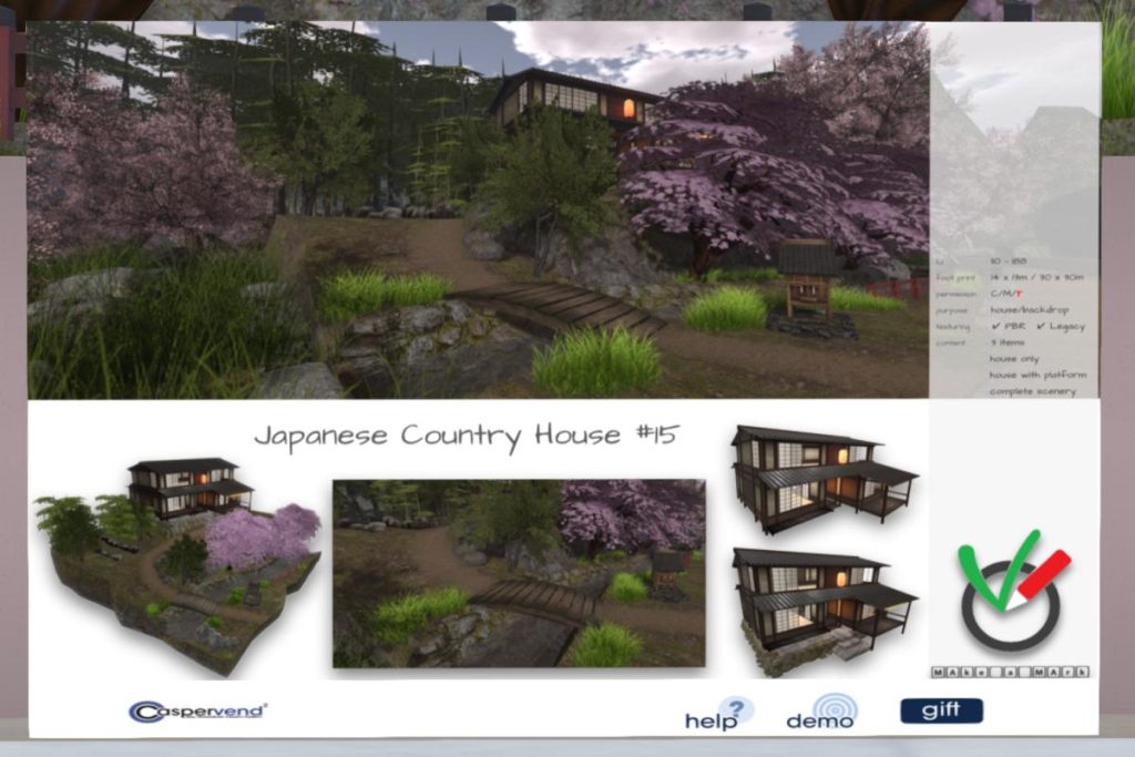 Japanese Country House # 15, L$388