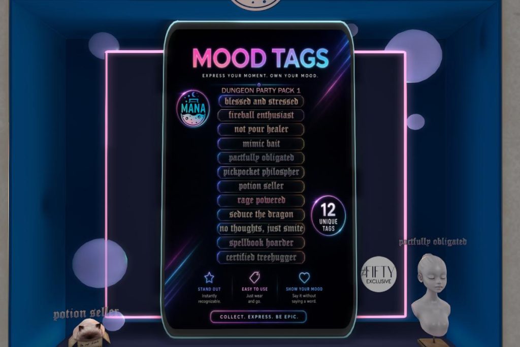 Mood Tags, L$299