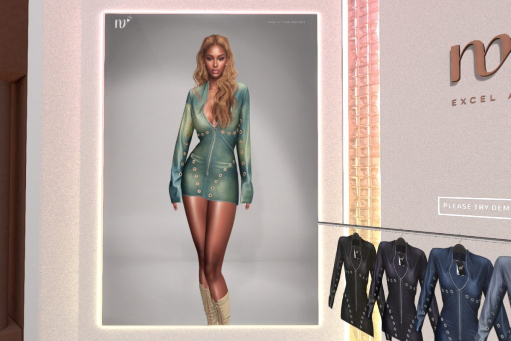 Fanci Denim Dress - Inithium/Legacy/MaitreyaX/Reborn/+mods, L$299 each/L$1300 FP