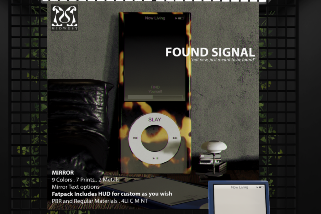 Found Signal Mirror, L$199 each/L$499 FP