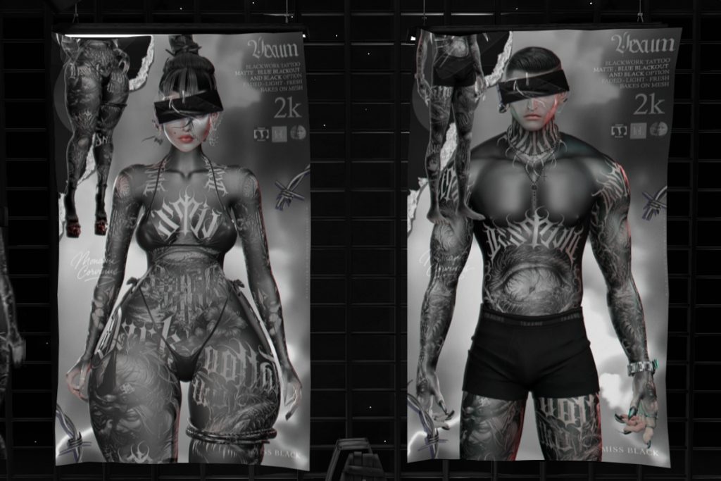 Vexum Unisex Tattoo - EvoX/Genus/SLUV, L$459 each