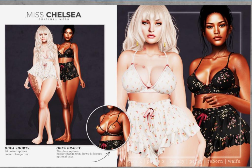 Odea Set - Legacy/MaitreyaX/Reborn/+mods, L$275 each/L$1499 each FP/L$1999 MP