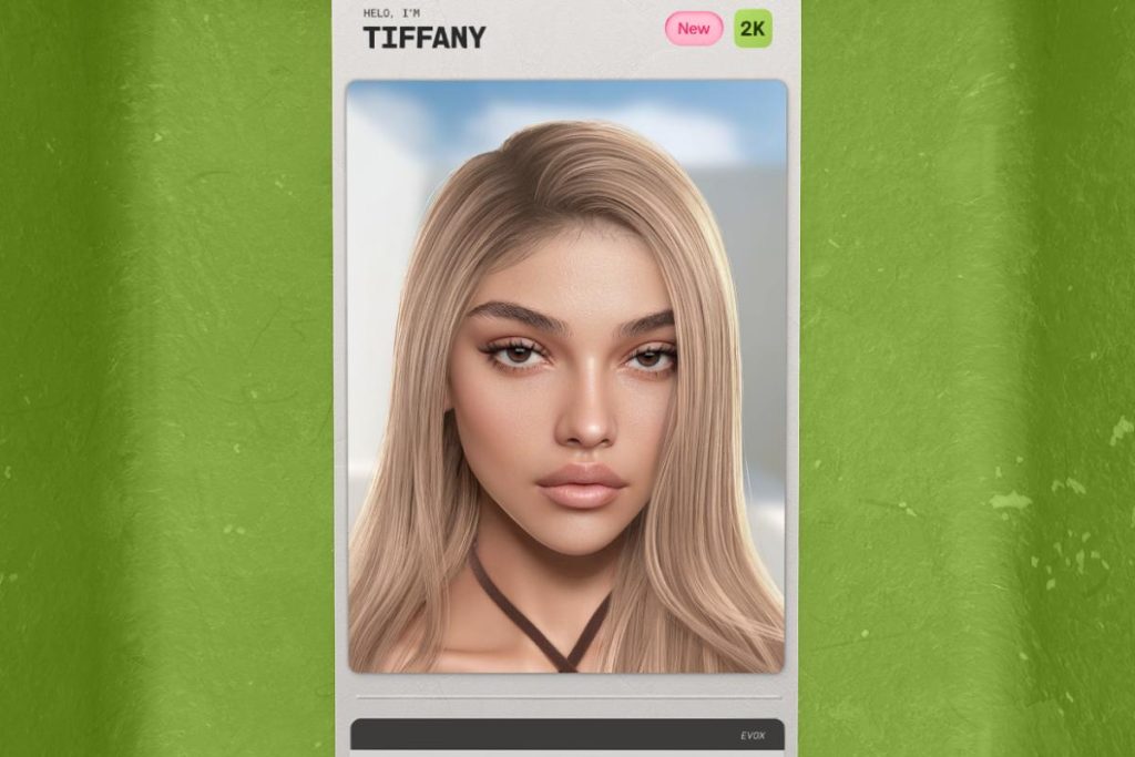 Tiffany Skin - EvoX, L$890 each/L$2070 FP