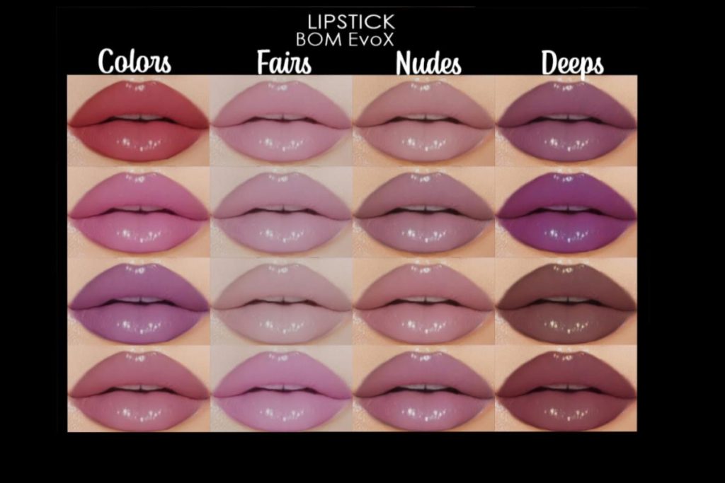 Sensation Lipsticks - Evo X, L$139 each