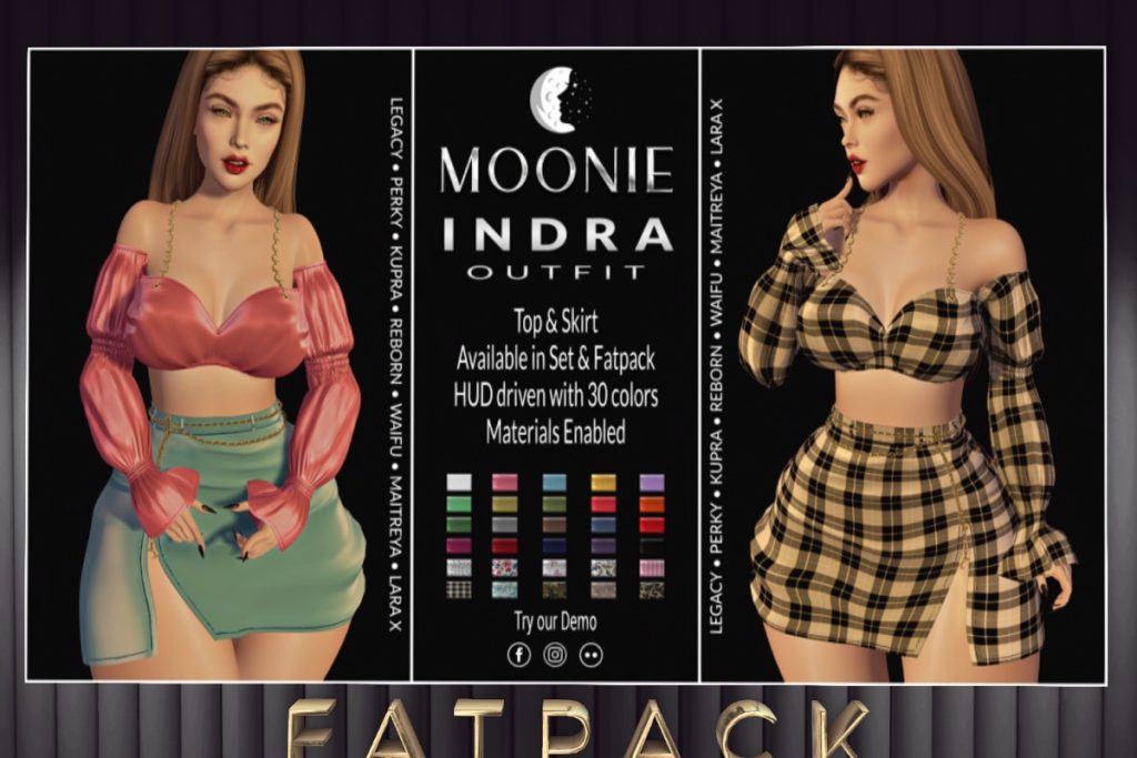 Indra Outfit - Inithium/Legacy/Maitreya/Reborn/+mods, L$165 each/L$450 FP