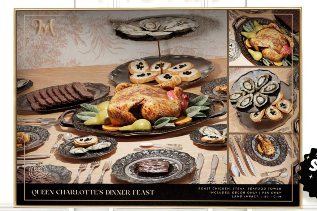 Queen Charlotte's Dinner Feast, L$459