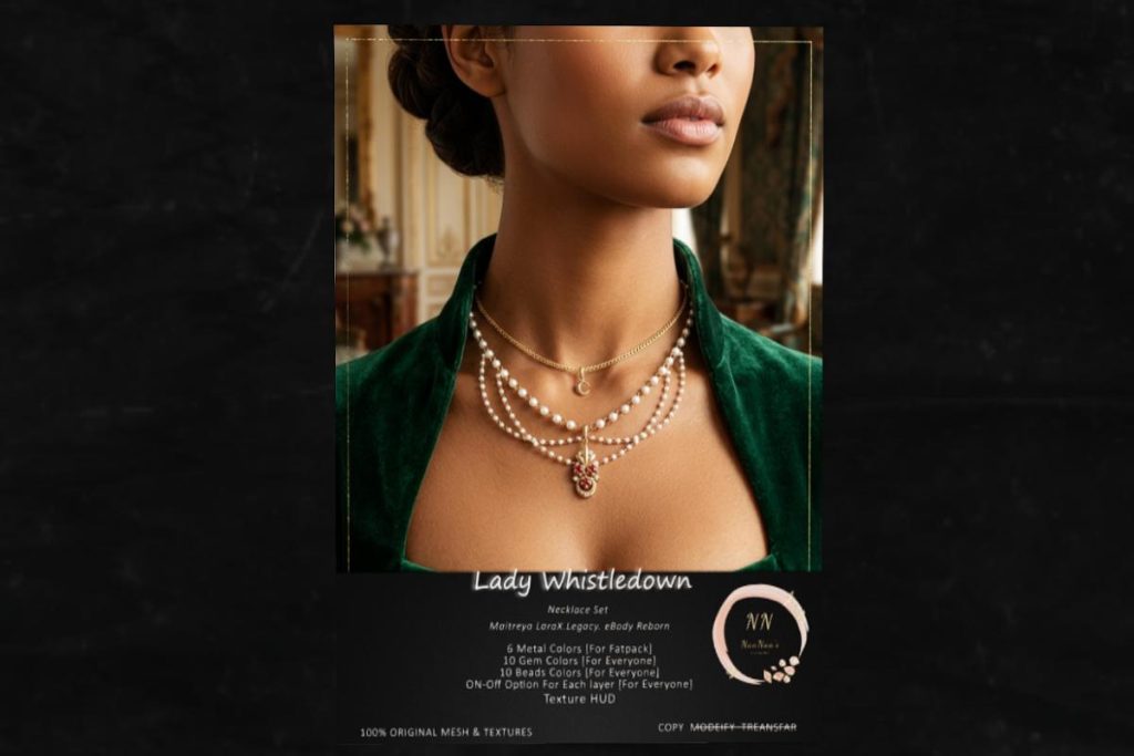 Lady Whistledown Necklace Set - Legacy/MaitreyaX/Reborn, L$250 each/L$600 FP