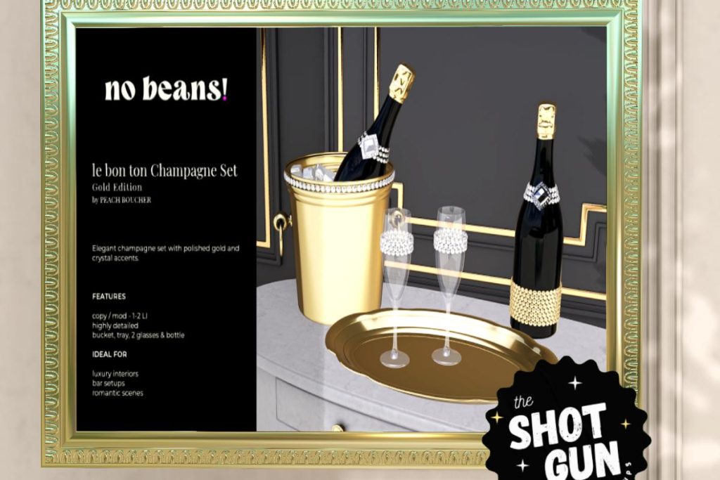 Le Bon Ton Champagne Set, L$499