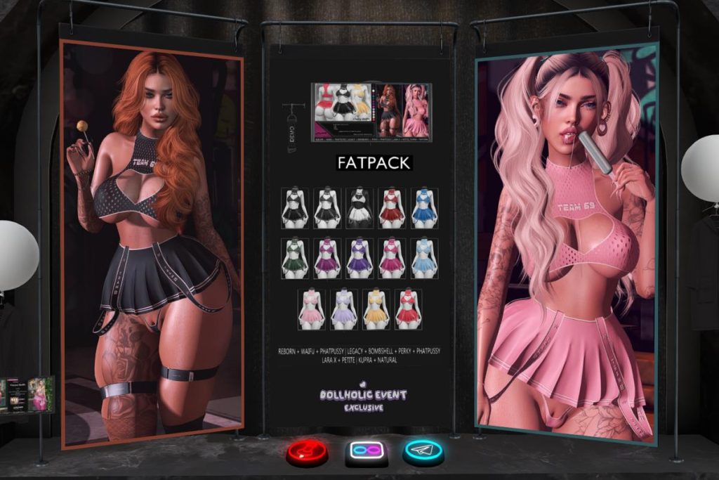 Cherry Outfit - Inithium/Legacy/MaitreyaX/Reborn/+mods, L$280 each/L$950 FP