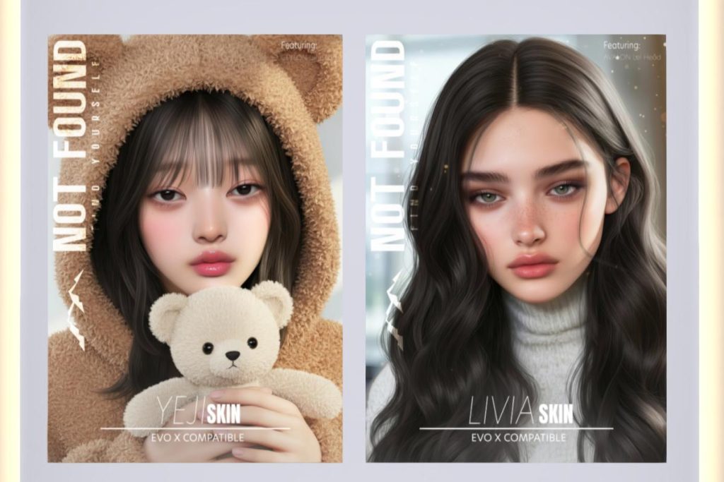 Yeji &amp; Livia Skin - EvoX, L$788 each/L$1998 each FP