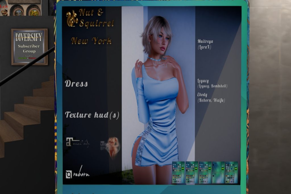 New York Dress - Legacy/Maitreya/Reborn/+mods, L$120