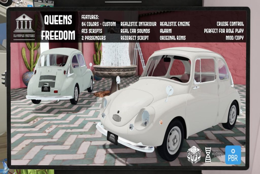 Queens Freedom Vehicle, L$999