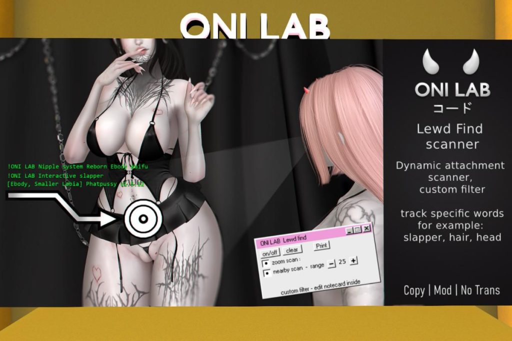 Lewd Find Scanner, L$350