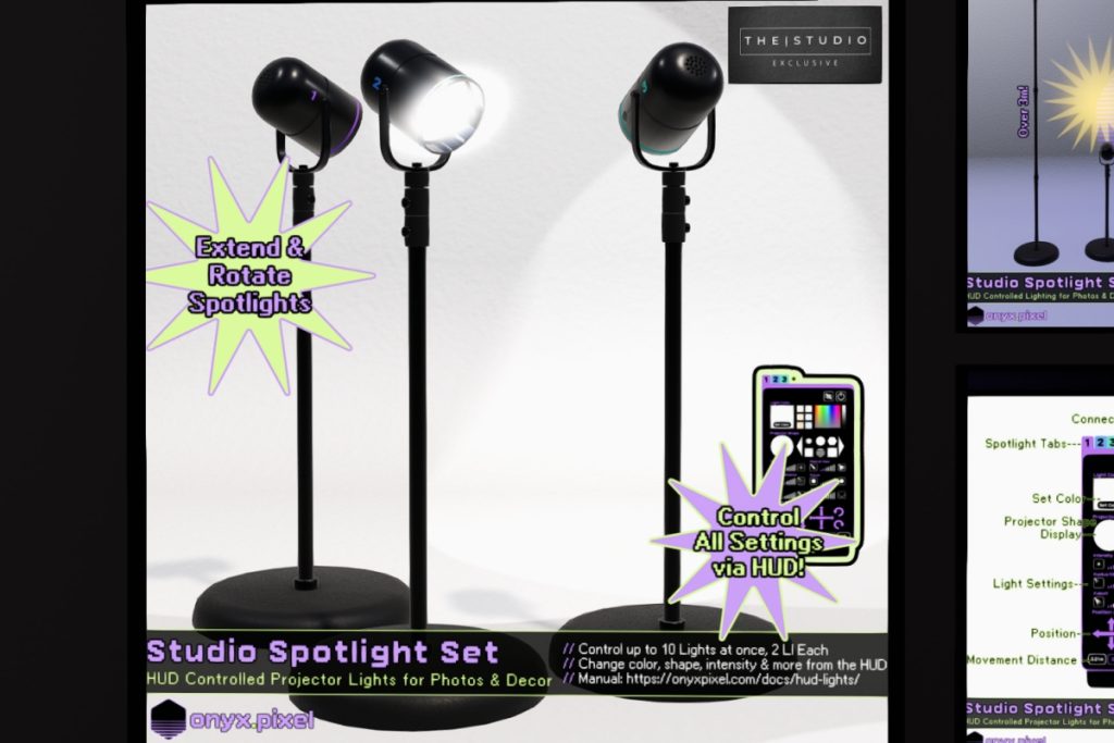 Studio Spotlight Set, L$699