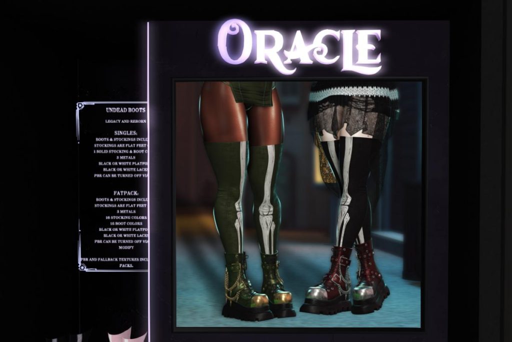 Undead Boots - Legacy/Reborn, L$299 each/L$1799 FP