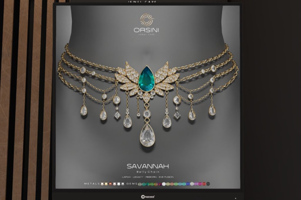 Savannah Belly Chain - Legacy/MaitreyaX/Reborn/Eve, L$459