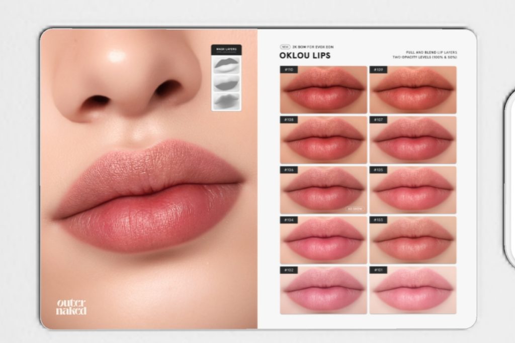 Oklou Lips - EvoX, L$360