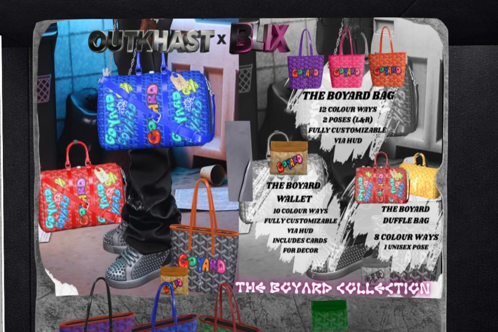 The Boyard Collection, L$899-L$999 each