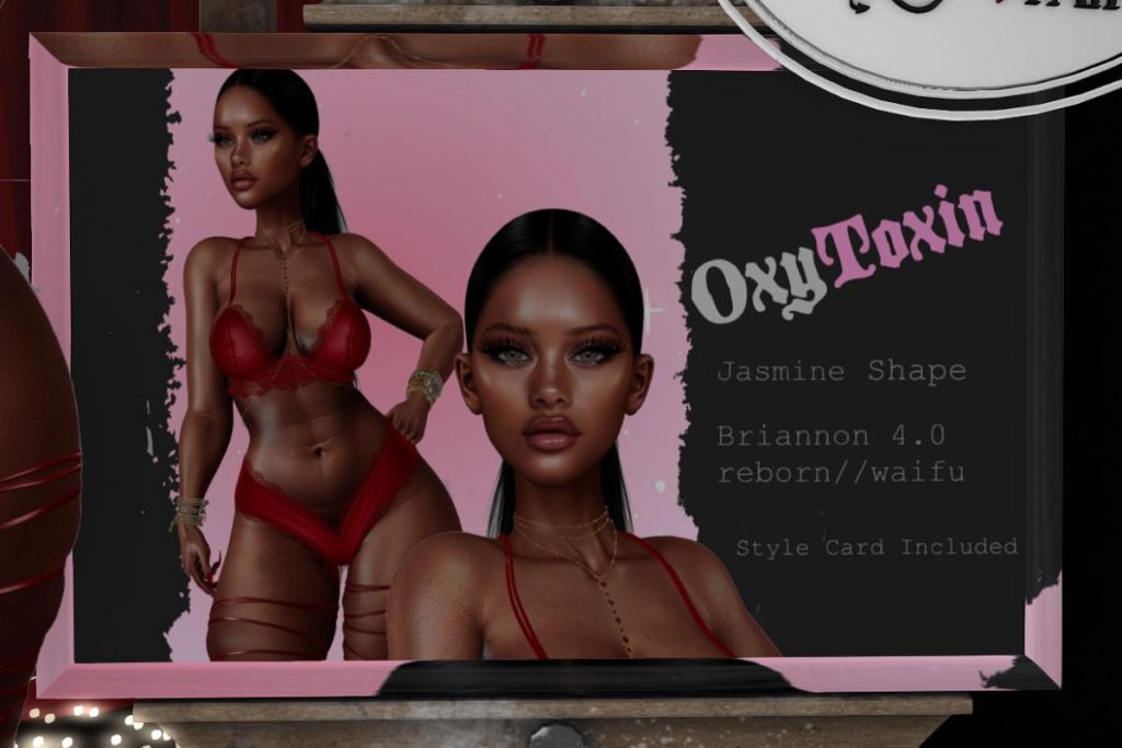Jasmine Female Shape - EvoX Briannon/Reborn/+mods, L$399