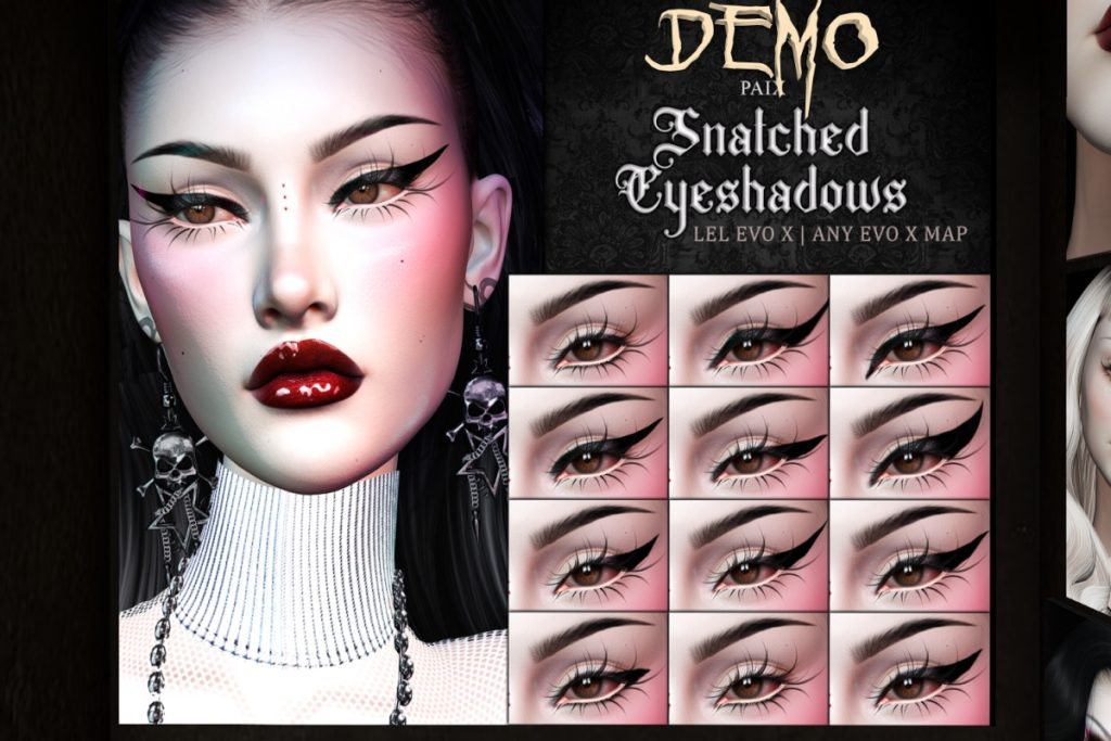 Snatched Eyeshadows - EvoX, L$199