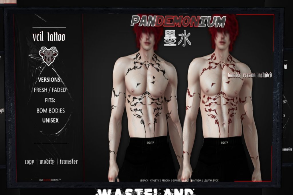 Veil Tattoo - EvoX, L$225