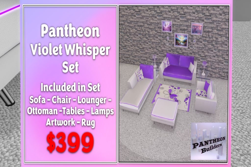 Violet Whisper Furniture Set, L$399
