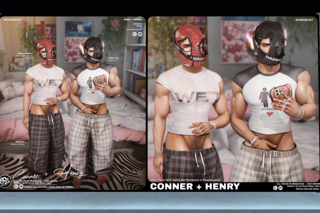 Conner + Henry - Jake/MaitreyaX/Legacy M+F/Reborn, L$249-289 each/L$1249 - L$1699 each FP