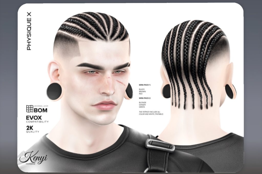 Kenyi Hairbase - EvoX, L$255 each, L$399 FP