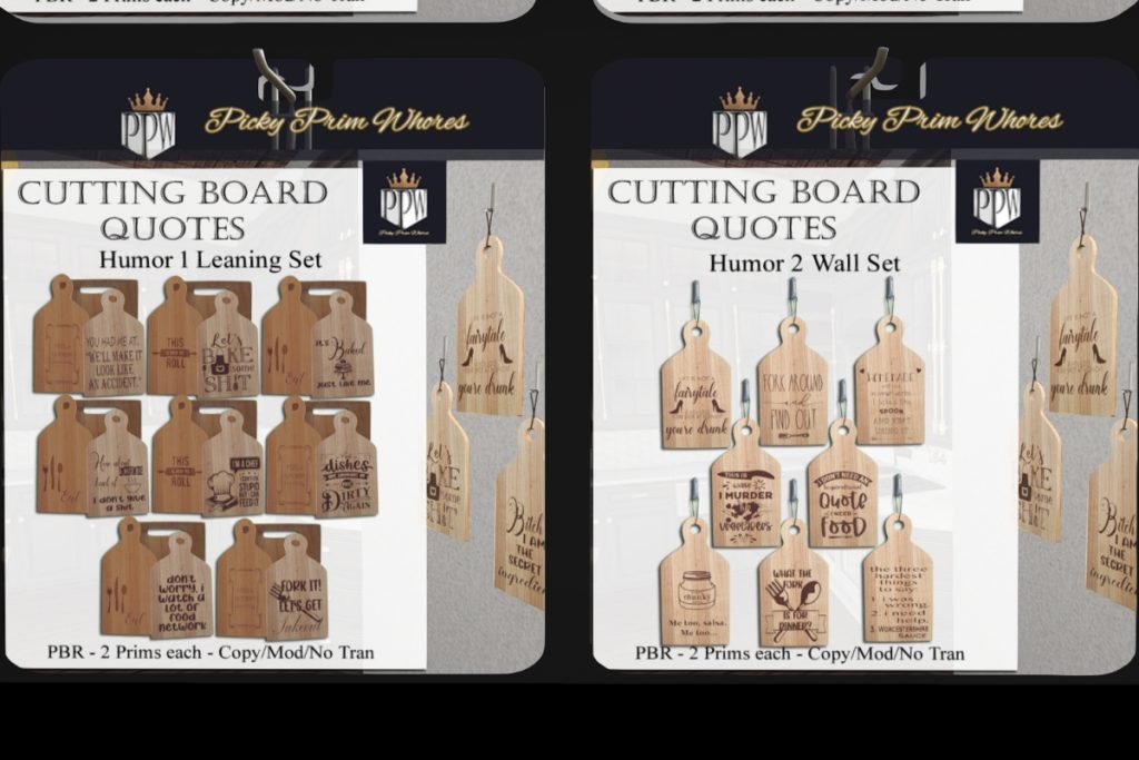 Cutting Boards, L$999