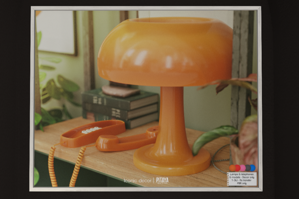 Iconic Decor, L$200 each/L$600 FP