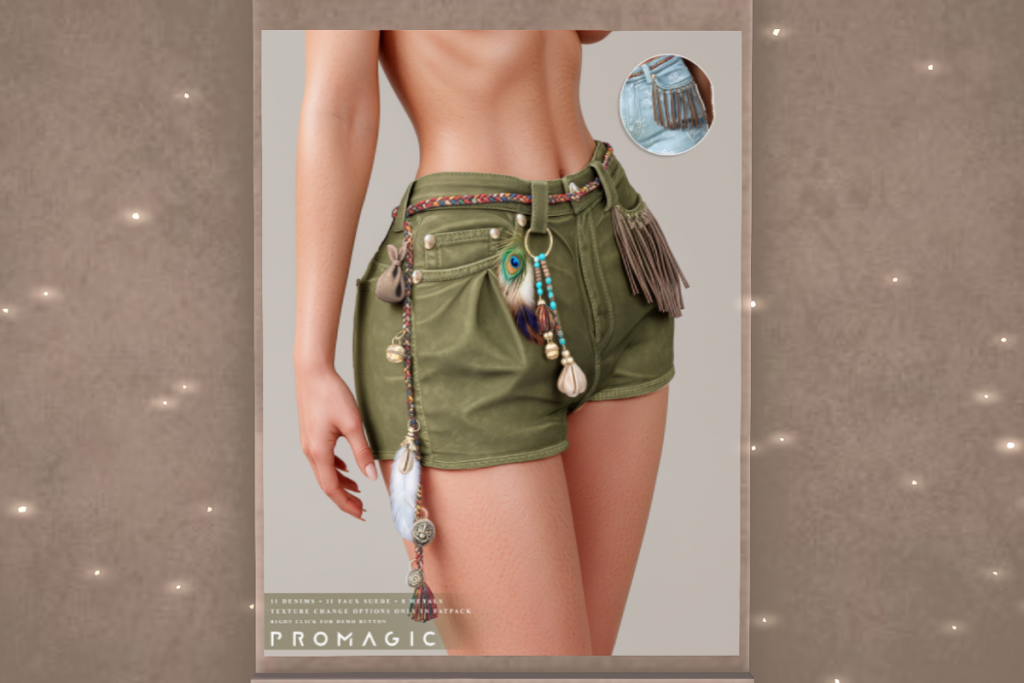 Desi Shorts - Legacy/MaitreyaX/Reborn, L$377 each/L$2222 FP