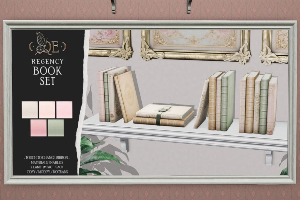 Regency Book Set, L$199