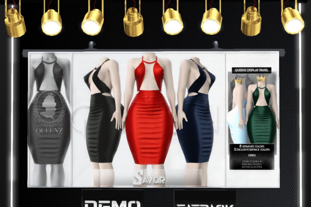 Savor Dress - Inithium/Legacy/MaitreyaX/Reborn/Yentements/+mods, L$250 each/L$1899 FP