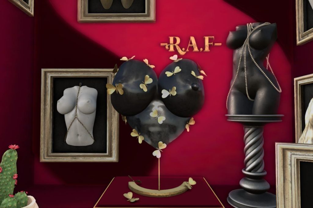 Butterfly Heart Art, L$180