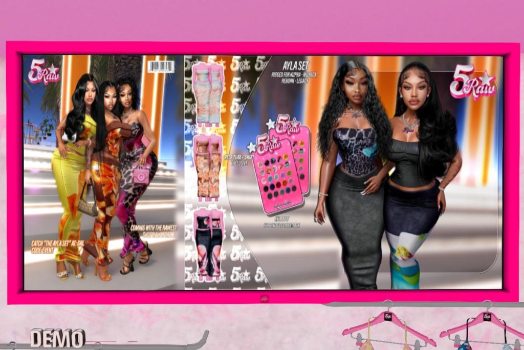 Ayla Tube Top and Skirt - Inithium/Legacy/Reborn/Yentements, L$250 each/L$2500 FP