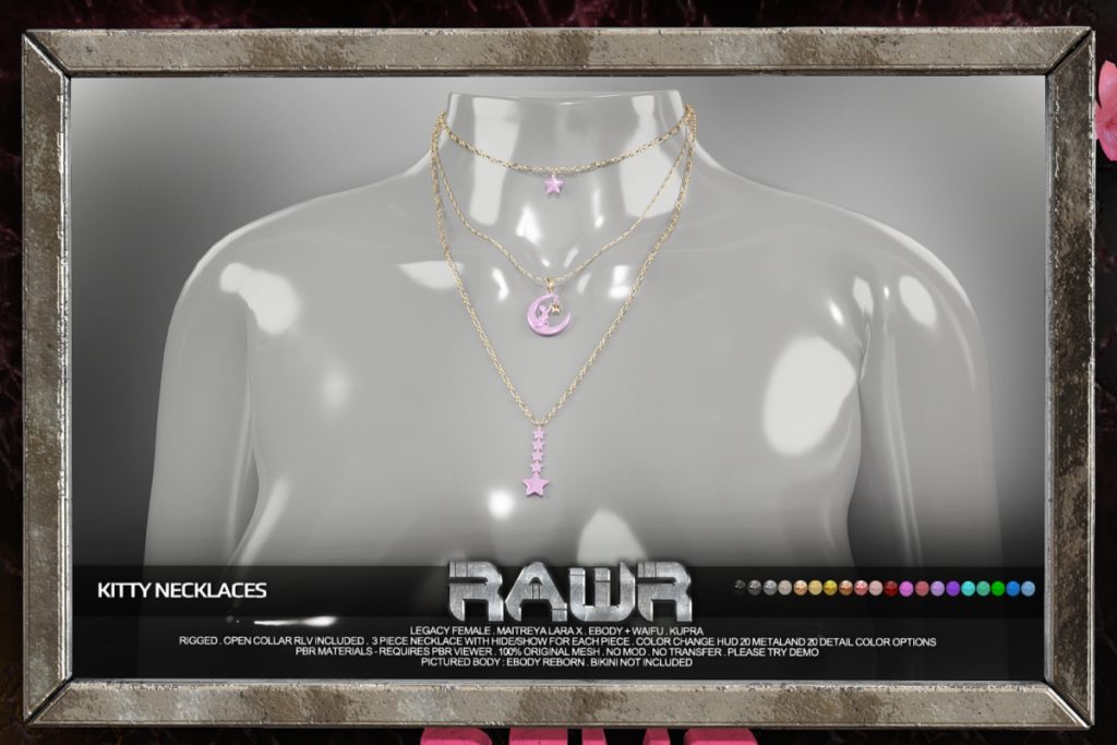 Kitty Necklaces - Inithium/Legacy/MaitreyaX/Reborn/+mods, L$315
